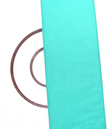 Sea Green Colour Plain Net Fabric